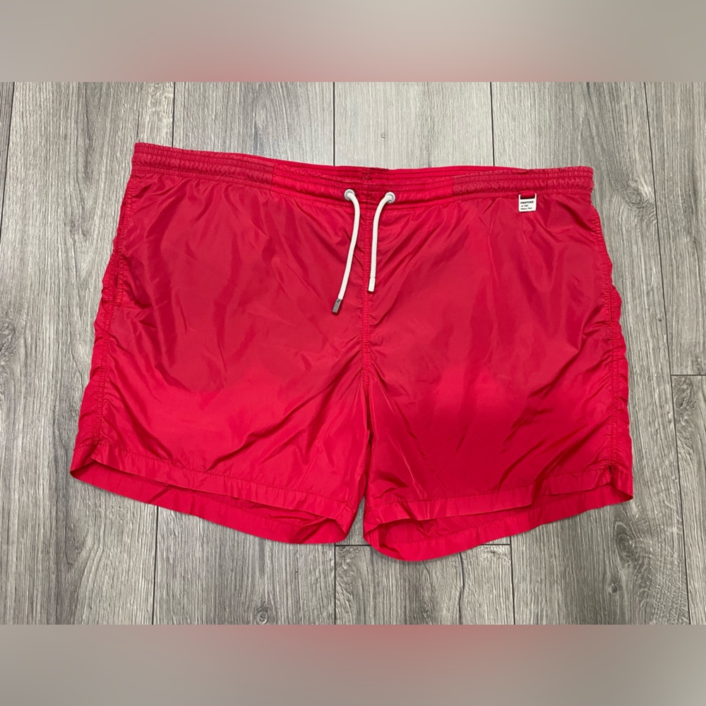 MC2 Saint Barth Men's Swim Trunks Pantone Ribbon Red Sz XXL